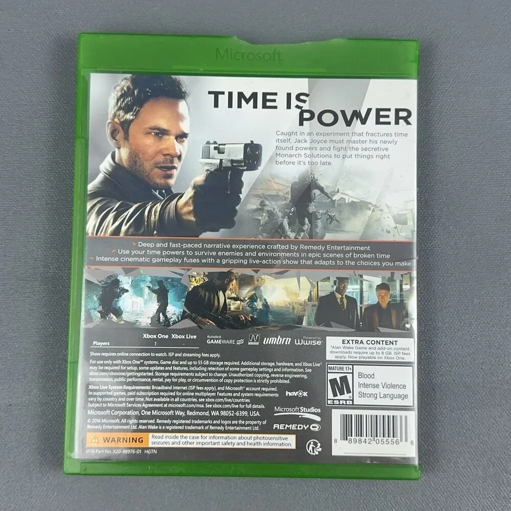 Quantum Break Microsoft Xbox One